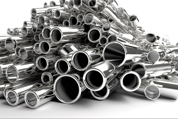 Close-up of Stainless Steel 321 Pipes showing smooth, seamless structure.